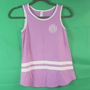 Girls justice tank size 12